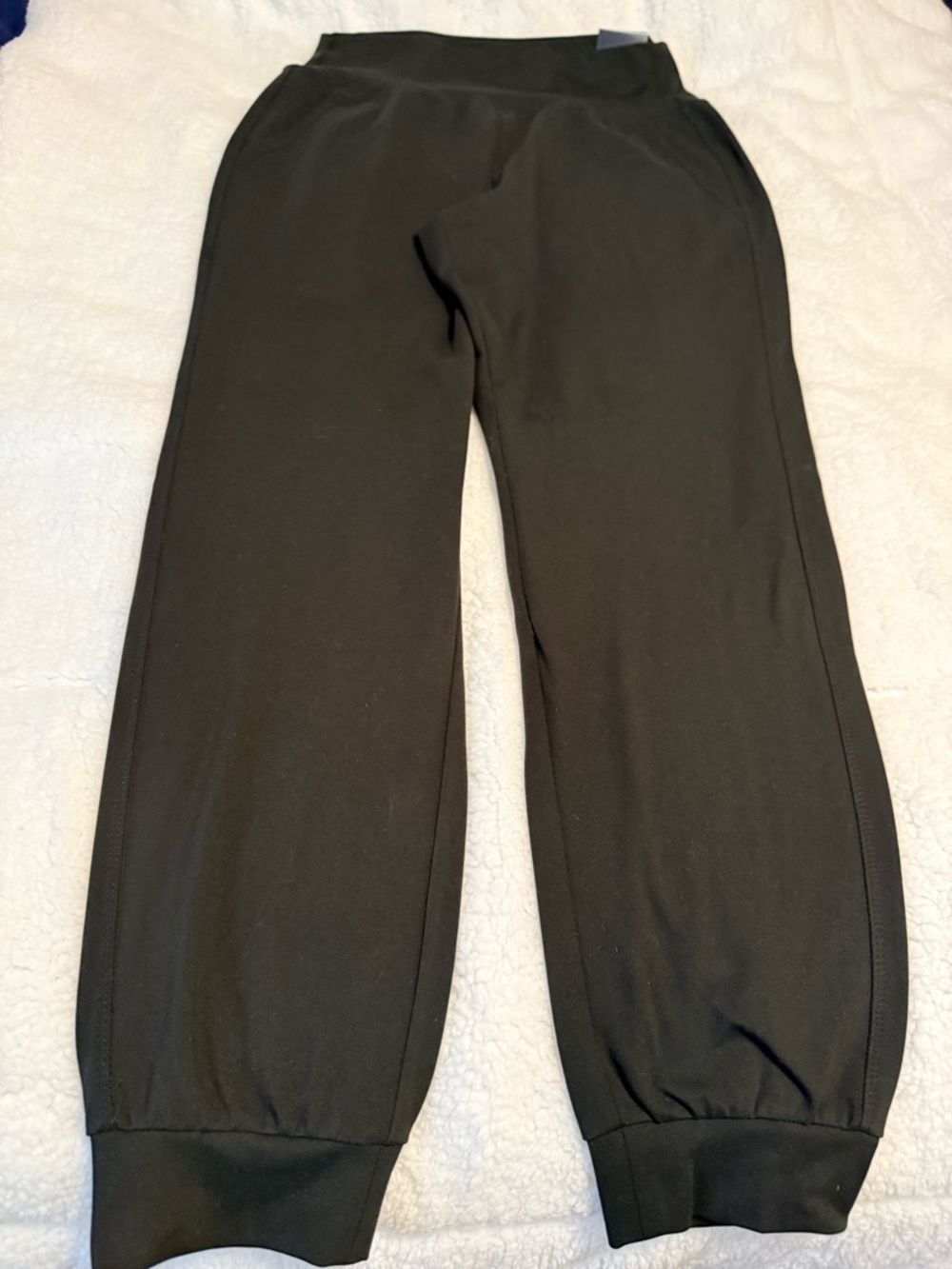 DSG Women’s Black High-Rise Performance Joggers with Cuffed Ankles Size M - Picture 3 of 8